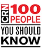 Graphic with the text “CRN 100 People You Should Know”